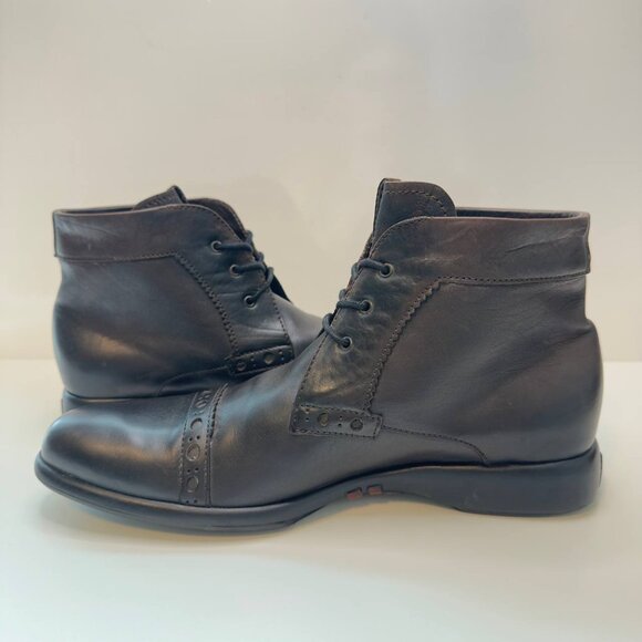 Fabi Men’s Black Leather Ankle Boots - Size 9 US - Picture 3 of 7